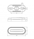 PILOTO LATERAL LED 24V/12V