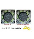 20 AVISADORES TUERCAS FLOJAS 33mm