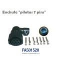 ENCHUFE CURVO PILOTOS 7 PINS UNIVERSAL