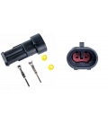 ENCHUFE 2 PINS PILOTOS-FAROS 12/24V