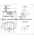 Suspension neumatica fuelle MAN TGA.