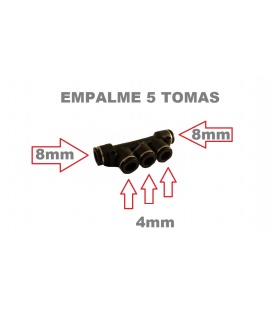 EMPALME DE AIRE 8MM X 4MM