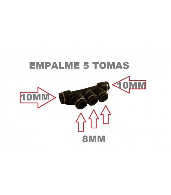 EMPALME DE AIRE 10MM X 8MM