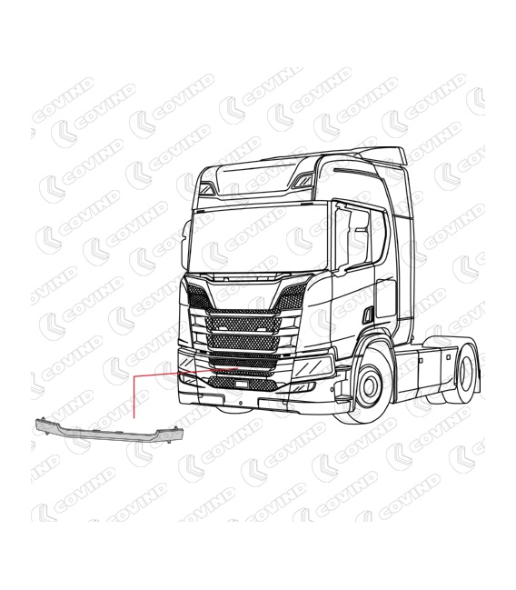 PANEL FRONTAL SCANIAS R-S EURO 6