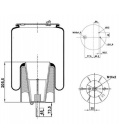 FUELLE CHASIS DELANTERO SCANIA 1434930