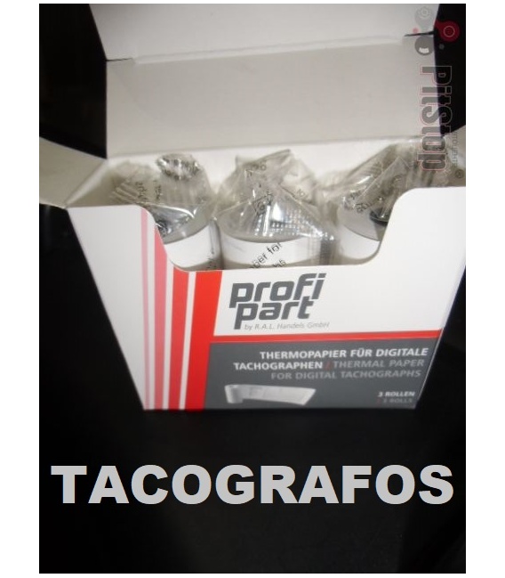 3 ROLLOS PAPEL TACOGRAFO 