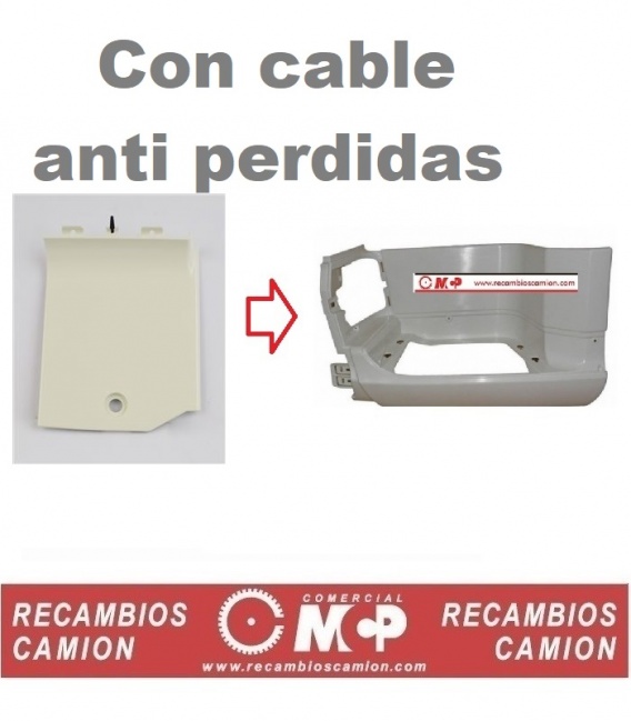 TAPA ESTRIBO DAF XF106 CON CABLE ANTIPERDIDA