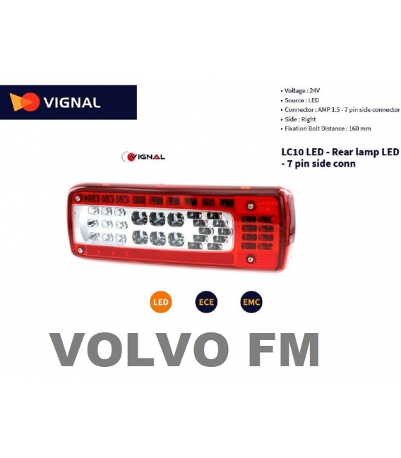 PILOTO VOLVOS FM LED LC10