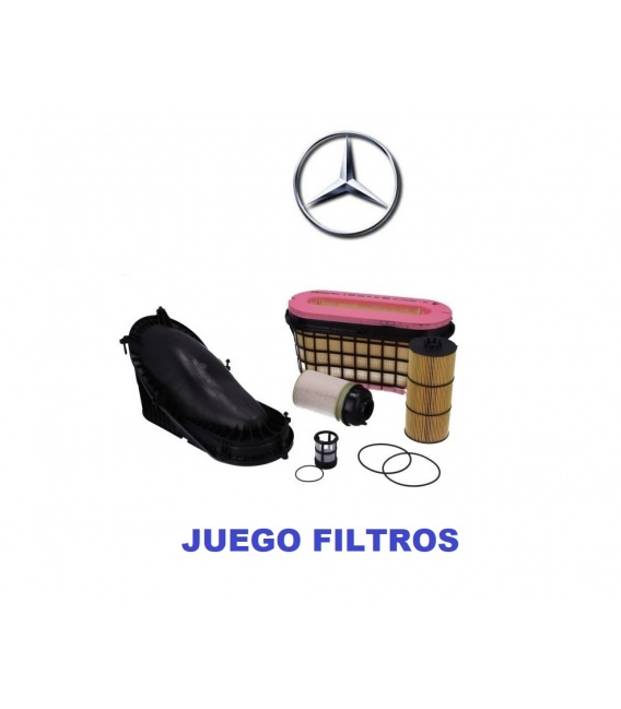 JUEGO FILTROS ACTROS MP4 MERCEDES ORIGINAL