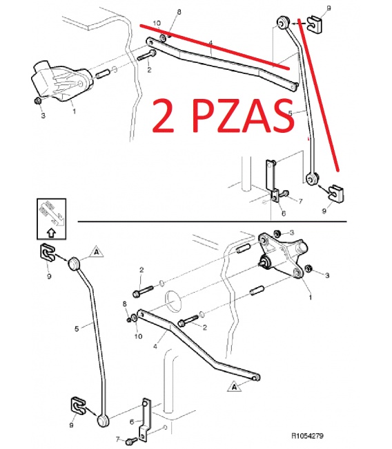 BRAZOS ELEVACION CABINA FH-FM VERS.2