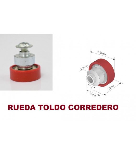 RUEDA TOLDO CORREDERO KOGEL-KRONE