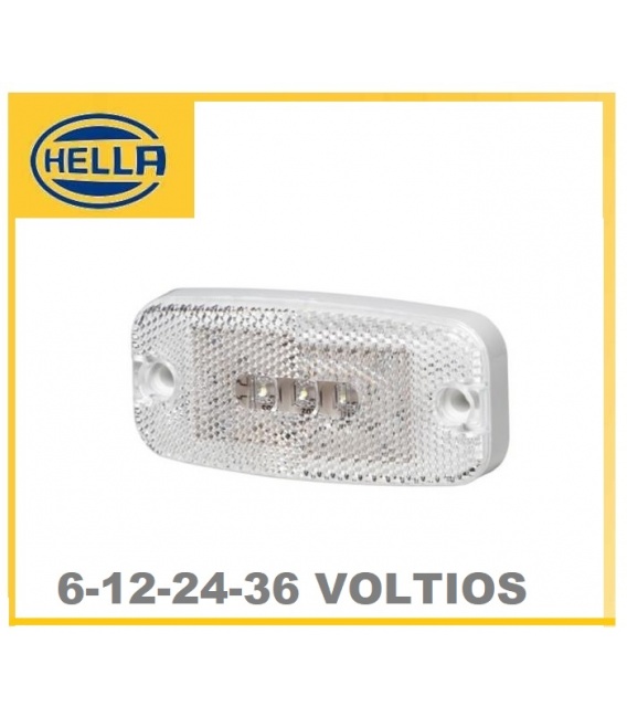 PILOTO HELLA LEDS GALIBO BLANCO