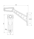 PILOTO LATERAL LED 3 FUNCIONES 12-36V