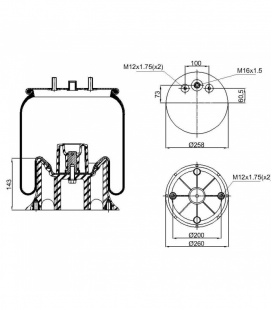 FUELLE SUSPENSION VOLVO RENAULT