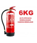 Extintor 6kg alta eficacia.