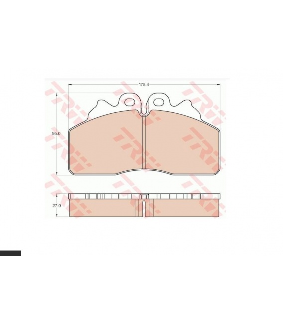 PASTILLAS FRENO EUROCARGO TRW