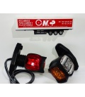 PILOTO LEDS POSICION 3 LUCES BRAZO GOMA SIM-CORTO