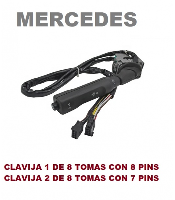 MANDO LUCES MERCEDES 2 CLAVIJAS