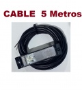 PILOTO LED BLANCO CON 5 METROS DE CABLE