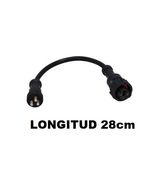 CABLE ADAPTADOR FRENOS MACHO 3 PINS- HEMBRA 3 PINS