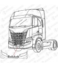 PARAGOLPES CENTRAL IVECO- S-WAY-IMPRIMADO