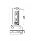 LAMPARA XENON D1S OSRAM XENARC ORIGINAL CAMION