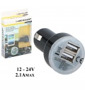 CARGADOR USB DOBLE A MECHERO