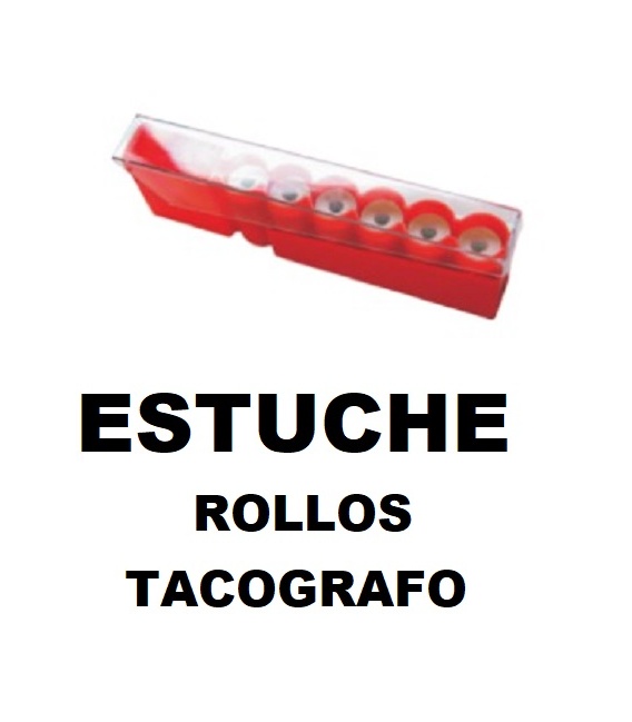 ESTUCHE PAPEL ROLLOS TACOGRAFO