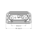 PILOTO LUZ MATRICULA 4 LEDS 12/24V