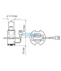 LAMPARA HALOGENA H3 24V/100W - BOSMA