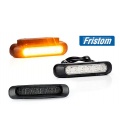 PILOTO ADVERTENCIA FLASH AMBAR 6 LEDS 12/36V-FRISTOM