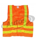 CHALECO LUMINOSO NARANJA 16 LEDS-TALLA L