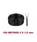 CABLE INSTALACION ROLLO DE 100 METROS 2X1,5 mm