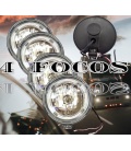 4 FOCOS LARGO ALCANCE CON OJO ANGEL LED 24V