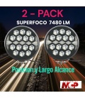 2 FOCOS SUPERPOTENTES 7480 Lumens !!! - 2 FUNCIONES