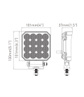 FOCO TRABAJO 16 LEDS-12/24V 1711LM