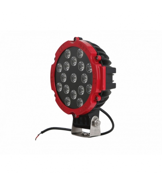 FOCO TRABAJO 17 LEDS-ROJO-12/24V