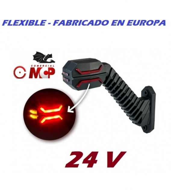 2 PILOTOS ANCHURA LEDS FLEXIBLE 24V