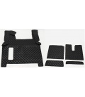 ALFOMBRILLAS CON CUBREMOTOR MAN TGX (2017-) ACOLCHADO-NEGRO