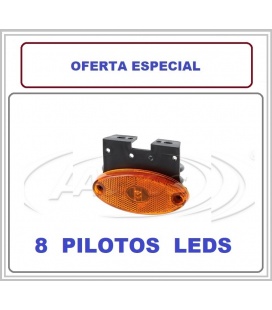 8 PILOTOS LEDS REMOLQUE HOMOLOGADO