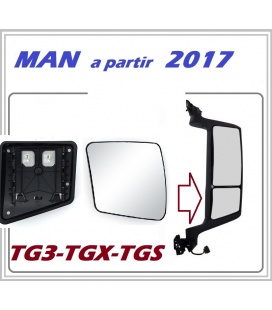 ESPEJO AUXILIAR RETROVISORES MAN TGX-TG3-TGS Desde 2017