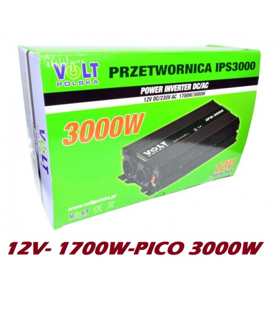 TRANSFORMADOR 12V A 230V 1700W/3000