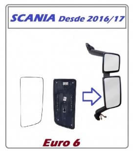 ESPEJO PRINCIPAL CALEFACTADO SCANIA L/P/G/R/S Desde 2016