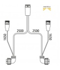 CABLE PILOTOS(2)-2.5M-ASPOCK-ECOLED II IZQ-DCH