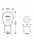 10 LAMPARAS P21W 24V-21W-BA15S-LAMPA