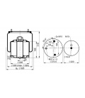 FUELLE SUSPENSION CHASIS DAF XF-CF-IZQ-CONTITECH