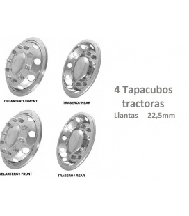 4 TAPACUBOS TRACTORAS