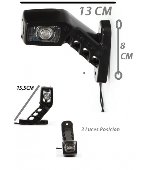 PILOTO LEDS 24V/12V 3 LUCES