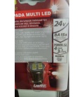 BOMBILLAS LEDS ROJA / AZUL 24V