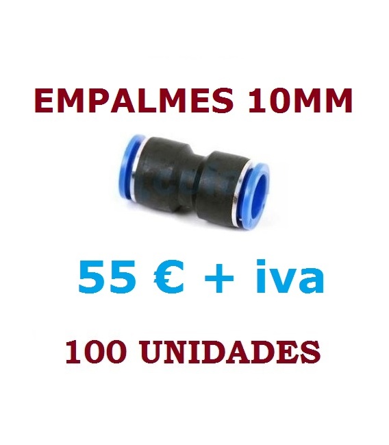 EMPALMES RAPIDOS 10 MM (100 UNIDADES)